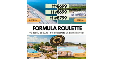  vacanze formula roulette italia